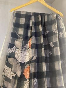 Black Nd Grey Check Dupatta