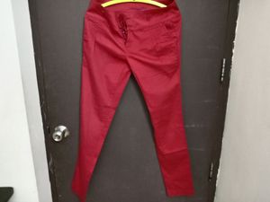 Crimson Skinny Fit Regular Trousers