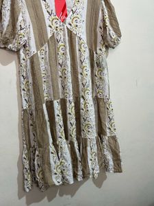 Floral Tiered Mini Dress