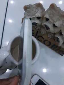 White Colour Touch Phone