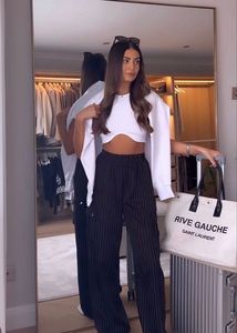 H&M Pintresty 🌸Striped Drawstring Pants
