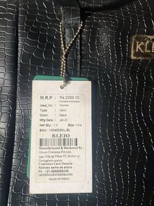 Kleio Black Tote Bag - New