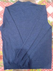 Blue V-Neck Sweater