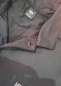 HRX Black Polo T-Shirt