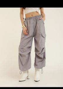 Grey Cargo Pants