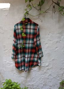 Beautifully Check Pattern Heavyweight Shaket.