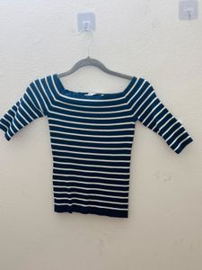 Striped Knit Top