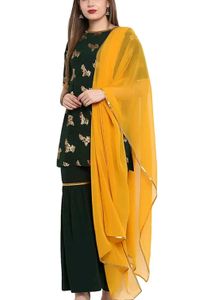 Branded Janasya Green Sharara