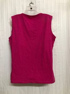 Pink Sleeveless Stylish Top