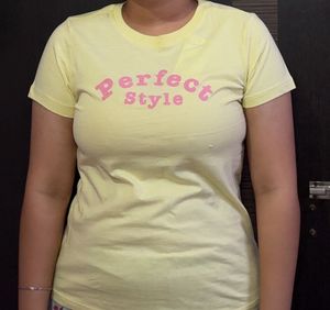 yellow regular tshirt