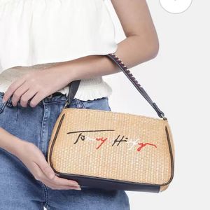 Tagged Tommy Hilfiger Woven Design Logo Bag