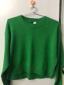 H&M Green Pullover Sweater