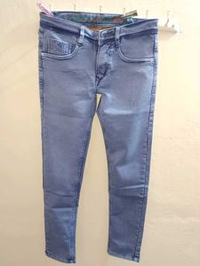 🩵Light Blue Slim Fit Denim Jeans for Men 👖 | Sof