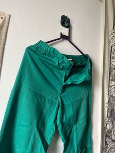 Green Casual Pants