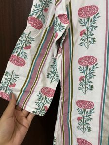 Floral Print Kurta