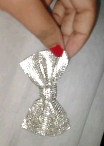 Sparkly Bow Hair Clip