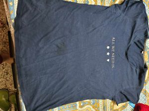Blue Hosiery T Shirt In L Size For Women