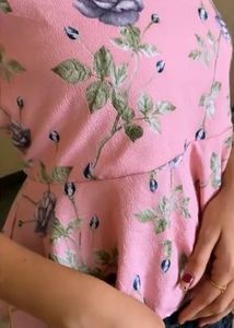 Floral Peplum Cami Top