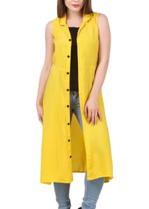 Yellow Sleeveless Dress