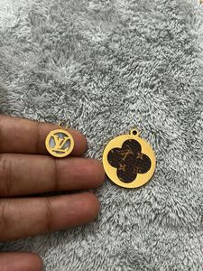 10k Gold Coated Louis Vuitton Pendants