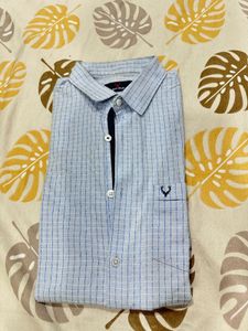Checked Blue Shirt