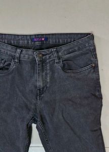 Dark Gray Slim Fit Jeans