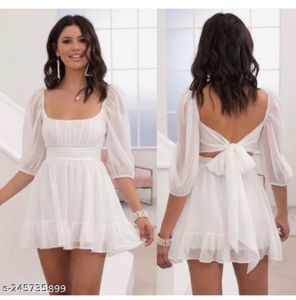 Chic White Mini Dress