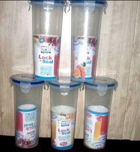 New Air Tight Glass (5 Piece)