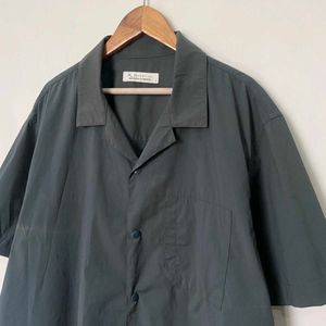 Olive Camp Collar Shirt