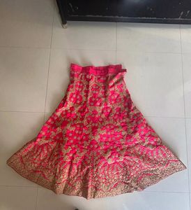 Embroidery And Diamond Work Bride Lehnga