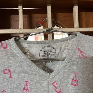 Grey Body fit Top
