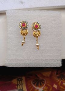 Elegant Gold-Tone Drop Earrings