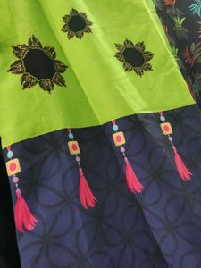 Color Blocked Kurti Dress