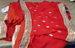 Red Saree