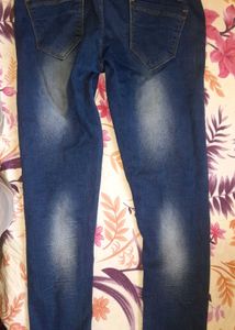 Distressed Denim Jeans