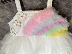 Cute Rainbow Tutu Dress