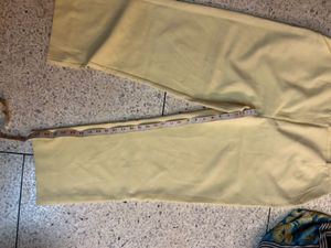 Yellow Casual Pants