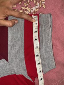 Grey Striped Polo Tshirt Men