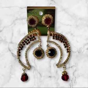 Rhinestone Dangle Earrings