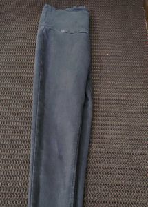 High Waisted Denim Leggings