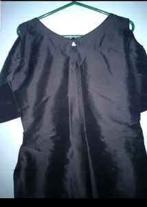Black Suit With Pink Dupatta
