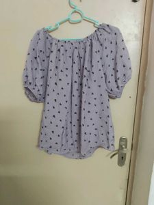 Heart Print Top