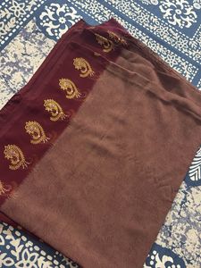 Georgette Paisly Printed Saree