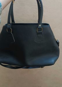 Black Office Bag Shoulder Sling
