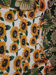 Sunflower Print Top
