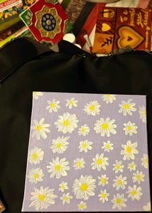 Daisy Lavender Painting