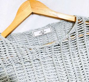 Pinterest Crochet Grey Pullover Made In Korea A