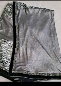 Silver Fancy Saree