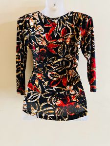 Designer Plus Size Top With Attach Jacket