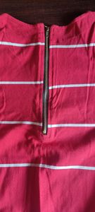 One Piece Dress Red Colour